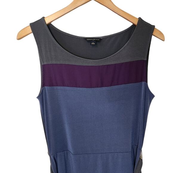 Banana Republic Color Block belted dress small - Picture 4 of 7